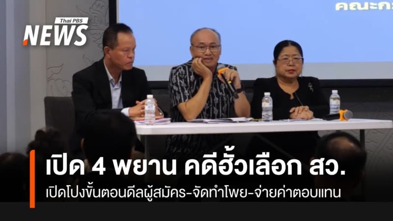 เปิด 4 พยานคดีฮั้วเลือก สว. ระบุคนดีลซื้อตั๋วเครื่องบินให้-นัดที่ รร.ย่านปทุมธานี