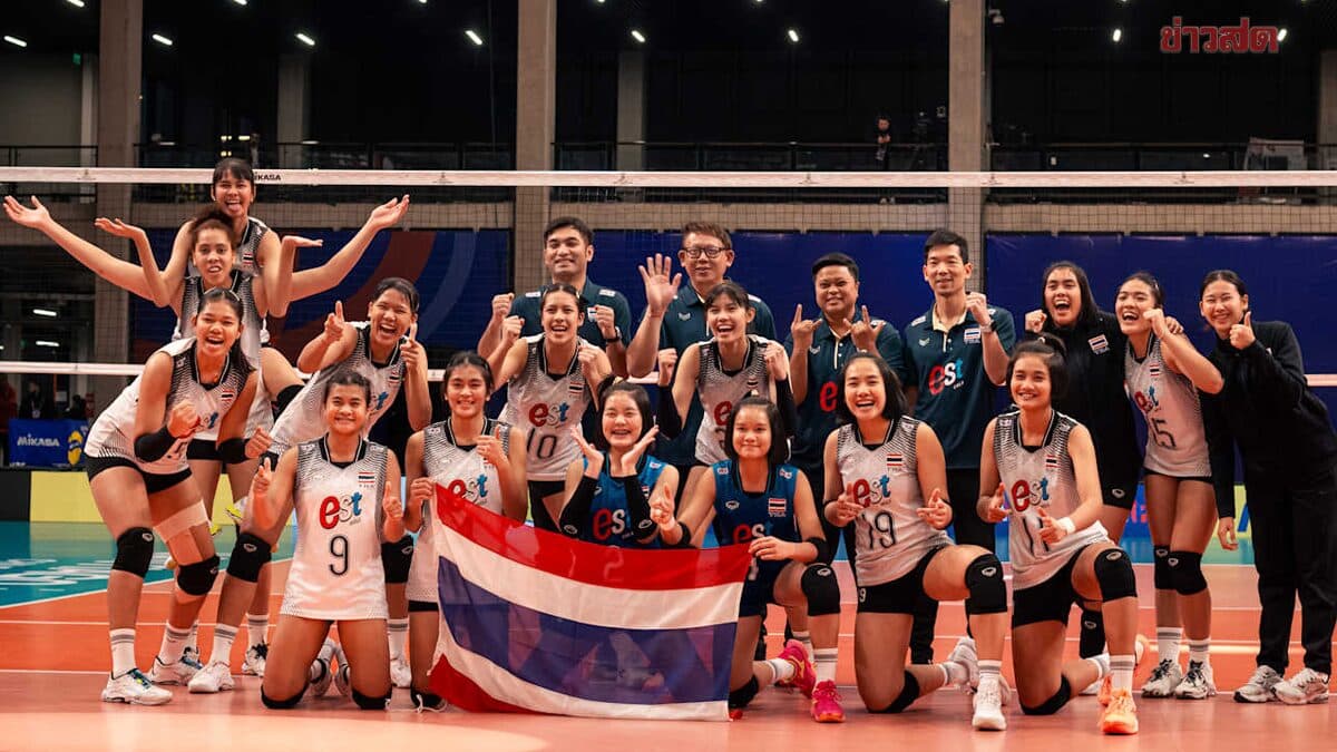 นักตบสาวรุ่นเล็ก ชนะอียิปต์ส่งท้าย ลิ่ว 16 ทีม วอลเลย์บอล ยู 17 ชิงแชมป์โลก