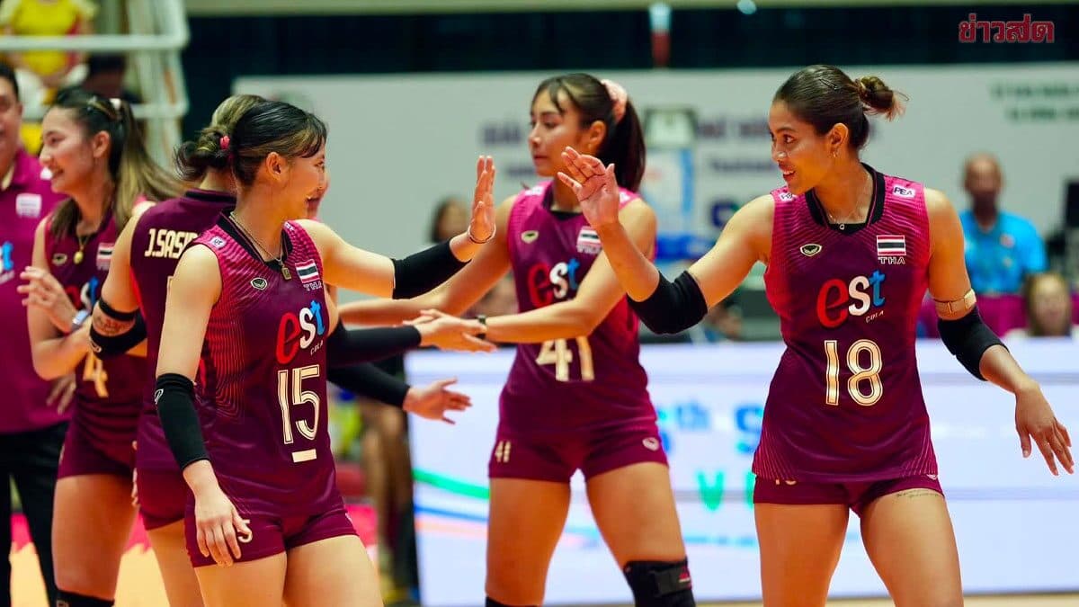 ช่องทางชมสดพร้อมสถิติ วอลเลย์บอลสาวไทย พบ ฟิลิปปินส์ วันนี้เวลา 16.30 น.