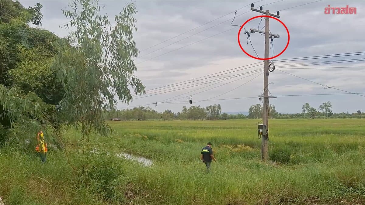 เก่งในทางที่ผิด โจรลอบขโมยหม้อแปลงไฟฟ้าแรงสูง เอาทองแดงขาย